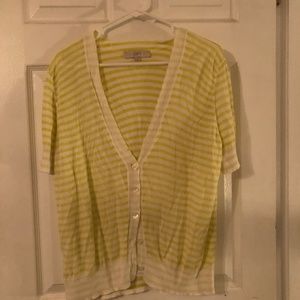 Loft XL Short Sleeve Cardigan